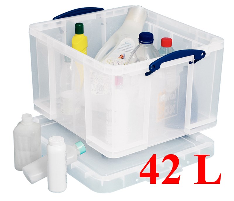 Really Useful Boxes Heavy Duty Stackable Storage Box 35 84 Litre Size